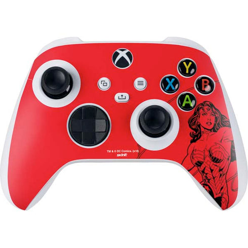 DC Comics Wonder Woman Comic Pop Xbox Series S Controller Skin